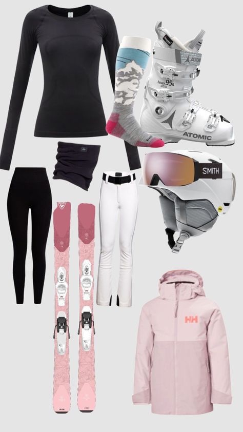 Skii Outfit, Skiing Aesthetic Outfits, Winter Ski Fashion, Mode Au Ski, Ski Fits, Ski Fit, Ski Trip Outfit, Winter Outfits Warm, Ski Outfit