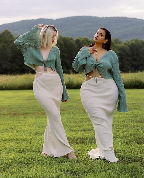 Style Not Size: Two Friends Show How The Same Outfit Looks On Their Different Body Sizes (30 New Pics) Denise Mercedes, Plus Size Baddie Outfits, Plus Size Looks, Size 16 Women, Look Plus Size, Plus Size Fits, Influencers Fashion, Plus Size Kleidung, Mode Inspo