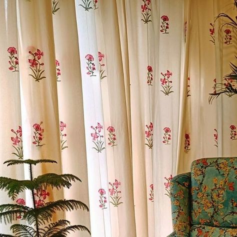 EthnicNaaari ( Block Print Curtains and Bedding Sets ) on Instagram: "Our Precious 🌺" Block Print Curtains, Indian Bedroom Decor, Indian Bedroom, Print Curtains, Nancy Meyers, Indian Patterns, January 25, Printed Curtains, Curtain Patterns