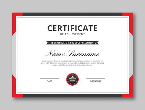 Certificate Design Inspiration, Student Awards Certificates, Catalog Cover Design, Certificate Of Recognition Template, Diploma Design, Identity Card Design, Certificate Of Achievement Template, Digital Photography Lessons, Award Template