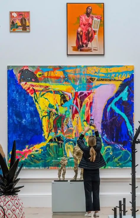 Turner prize 2021; Summer Exhibition 2021 review – there can be no winner | Art and design | The Guardian Trend Painting, Scape Painting, Abstract Painting Acrylic Modern, Land Scapes, Basquiat Art, Framing Art, Turner Prize, Dream Scape, Social Activism