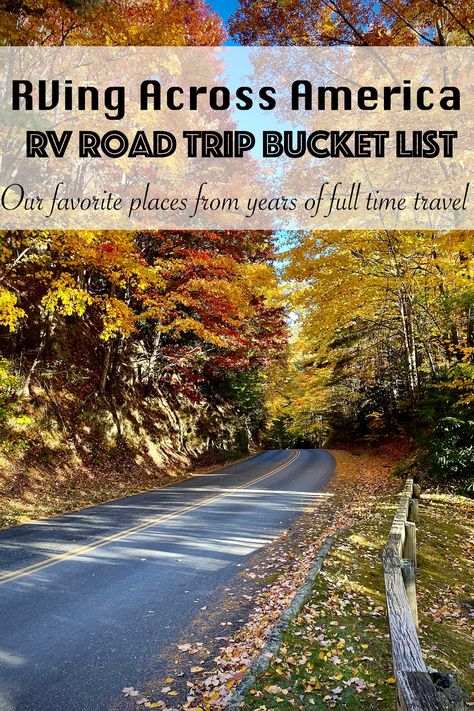 Rving Across America, Rv Destinations Road Trips, Best Rv Trips In Us, Rv Trips Ideas United States, Rv Trips, Rv Destination, Rv Road Trip, Go Glamping, Full Time Travel