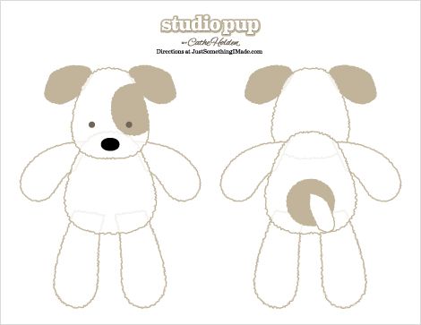 Dog Sewing Patterns, Felt Toys Patterns, Animal Sewing Patterns, Sewing Stuffed Animals, Kids Sewing, Sock Animals, Plush Pattern, Punch Art, Animal Patterns