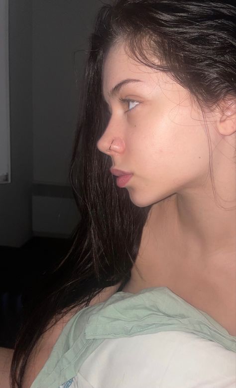 Female Side Profile, Girls With Nose Rings, Upturned Nose, Job Inspiration, Pretty Nose, Perfect Nose, Rich Girl Lifestyle, Dark Makeup, Nose Job