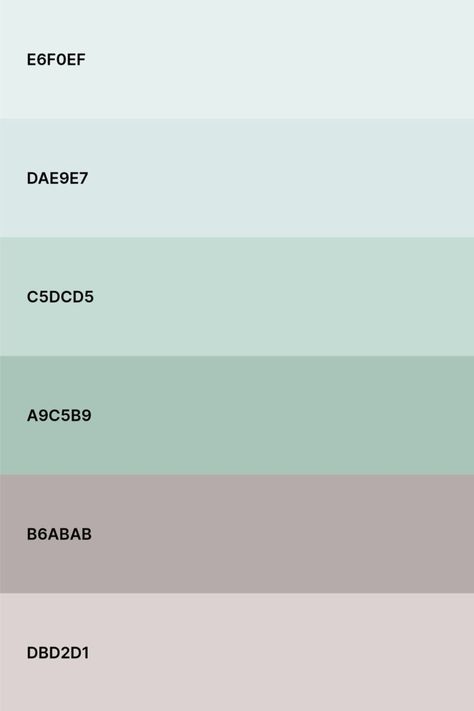 Color Palette Green Colour Palette Mint Green, Calming Color Palette Hex Codes, Color Palette Mint Green, Pastel Green Colour Palette, Mint Green Colour Palette, Seafoam Color Palette, Mint Green Color Code, Seafoam Green Color Palette, Mint Colour Palette