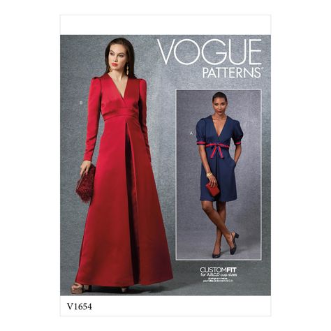 Vogue Patterns 1654 MISSES' SPECIAL OCCASION DRESS sewing pattern Gown Pattern, Vogue Sewing, Vogue Sewing Patterns, Vogue Pattern, Special Occasion Dress, Vogue Patterns, Cup Sizes, Dress Sewing, Dress Sewing Patterns