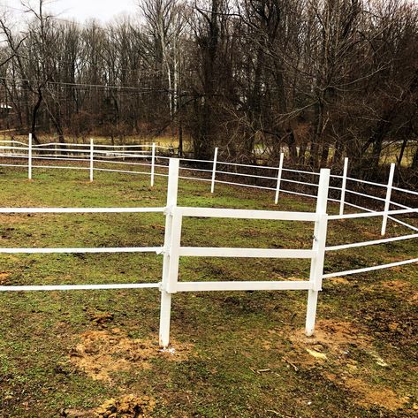 Barn Hacks & DIY Projects - DIY Round Pen How To Build A Round Pen For Horses, Diy Arena Fencing, Diy Round Yard Horse, Diy Horse Round Pen, Diy Round Pen For Horses Cheap, Round Pen Diy, Horse Round Pen Ideas, Diy Horse Arena Cheap, Diy Round Pen For Horses