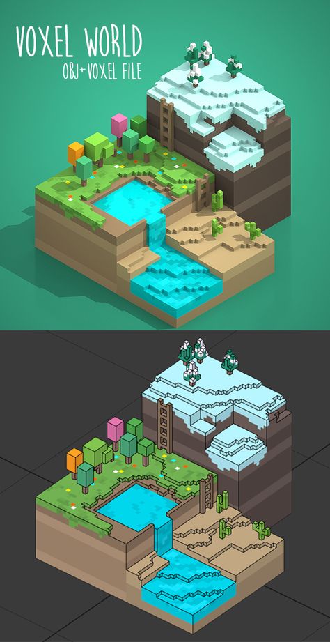 Vex Minecraft, Foxel Minecraft, Mini World, Magicavoxel Art, Voxel Architecture, Voxel Cyberpunk, Voxel Environment, Voxel Games, Cube World