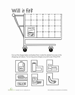 Complete these real-life puzzle by arranging and rearranging items in a shopping cart to make them fit together. Grocery Store Preschool Activities, Grocery Store Activity Preschool, Grocery Store Worksheets, Grocery Store Unit Preschool, Grocery Store Math Activities, Cognitive Games, Money Puzzles, Kids Grocery Store, December Preschool