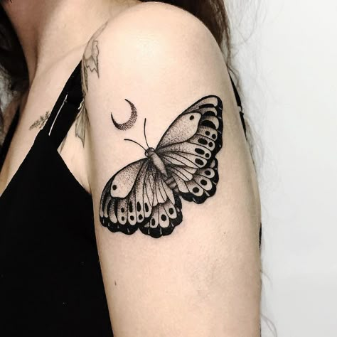 Animal Tattoo Meanings, Bull Tattoos, Tattoo Meanings, Bicep Tattoo, Moth Tattoo, Dainty Tattoos, Dream Tattoos, Maria Clara, Simplistic Tattoos