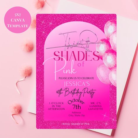 Birthday invite template