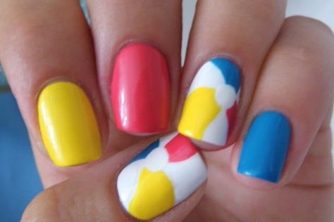 Beach Ball Nails Designs, Beach Ball Nails, Pool Party Nails, Collab Ideas, Ball Nails, Beach Nail Designs, Summer Nails Beach, Bright Summer Nails, Jamaica Vacation