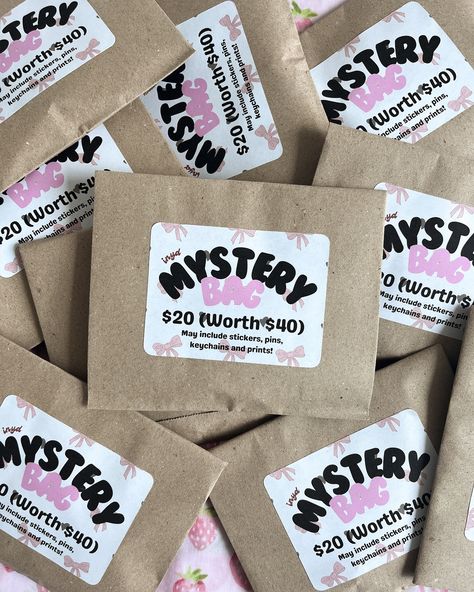 a shrouded mystery❓🎀 THIS NEW IN: mystery bags will be up for grabs at our upcoming NAO pop-up! they consist of up to $40 worth of stickers, pins, keychains, prints and more 💘 we’ll also be including some discontinued items as well as unreleased stickers, just for half the price 🤩 swing by if you’re around the area! ☁️ what else would you like to see inside? #taylorswift #taylorsversion #taylornation #thetorturedpoetsdepartment #ttpd #mysterybag #theerastour #tstheerastour Mystery Bags, Mystery Bag, Booth Ideas, Popular Culture, Instagram A, Keychains, Pop Up, Stationery, Fan