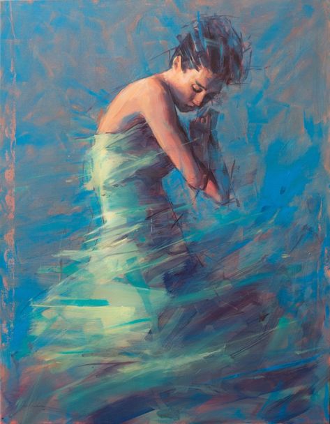 Figurative Art Painting, Underwater Portrait, Ballet Painting, Creativity Art, Portrait Paintings, Red Art, Buy Art Online, Portrait Artist, Face Oil