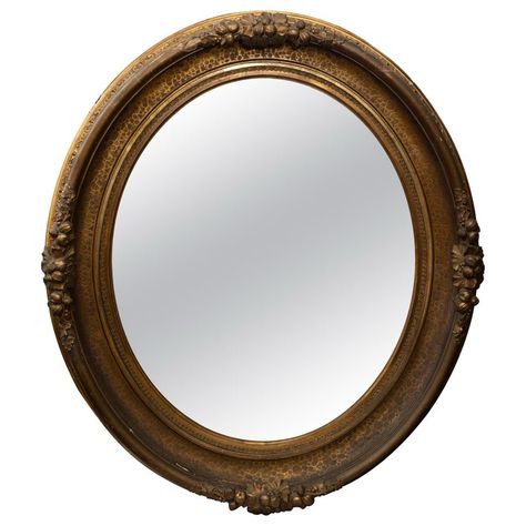 Check out this item from 1stdibs! 19th Century Oval American Sand Gilt Oval Portrait Frame: https://www.1stdibs.com/id-f_40312772 Oval Portrait, Italian Baroque, Mirror Plates, Miniature Portraits, Convex Mirror, Portrait Frame, Faux Marble, Oval Frame, Plate Frames