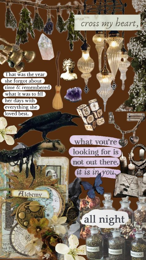 The Alchemist ✨🫶🏽🪶 #witchyaesthetic #witchaesthetic #witch #witchy #alchemist #alchemy #goth #cottagecore #cottagecoreaesthetic Witch Cottage Aesthetic, Cottage Witch Aesthetic, Cottagecore Witch, Goth Cottagecore, Cottage Witch, W.i.t.c.h Aesthetic, Custom Purses, Witch Cottage, Cottage Aesthetic