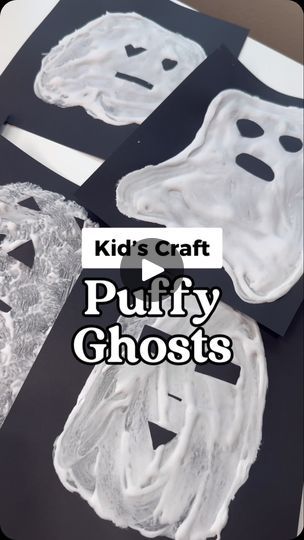 5.2K views · 8.1K reactions | Supplies & Directions 👻⬇️

Homemade puffy paint is one of our favorite craft materials!! (It’s almost time to make cardboard holiday cookies again and I’m so excited 😆🎄)

✨ If you love holiday craft ideas for kids, be sure to follow me @emerald_outlaw 👻🎄🎅🏼🦇

✂️ Supplies

Shaving Cream
Glue
Popsicle Stick
Black Cardstock 
Scissors
Paintbrush 

📝 Directions

1. Add equal parts shaving cream and glue to a bowl. 
2. Mix together using a popsicle stick.
3. Use a paint brush to paint a ghost shape onto a piece of black cardstock paper. 
4. Cut out two eyes and a mouth from black cardstock.
5. Press eyes and mouth onto ghost while the puffy paint is still wet. 
6. Let dry. Promptly clean off any materials after use. 
7. Display 👻👻👻

#halloween #halloweenc Paint A Ghost, Holiday Craft Ideas For Kids, Shaving Cream And Glue, Older Kids Crafts, Homemade Puffy Paint, Ghost Crafts, Cream Glue, Two Eyes, Holiday Craft Ideas