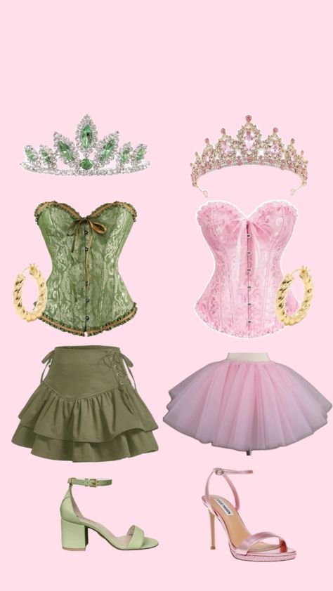 Rapunzel Halloween Costume, Princess Tiana Costume, Corset Halloween Costumes, Disney Princess Halloween Costumes, Disney Princess Halloween, Cute Halloween Outfits, Princesa Tiana, Classy Halloween Costumes, Fairy Halloween Costumes