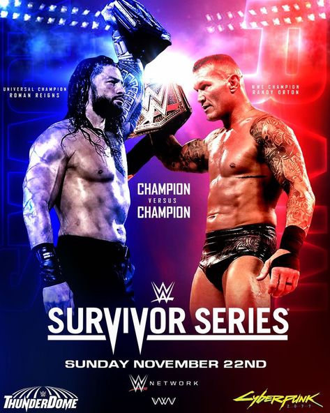 Roman Wwe, Wwe Bray Wyatt, Hanzo Hasashi, Wwe Survivor Series, Survivor Series, Randy Orton, Wrestling Wwe, Roman Reigns, Wwe Superstars