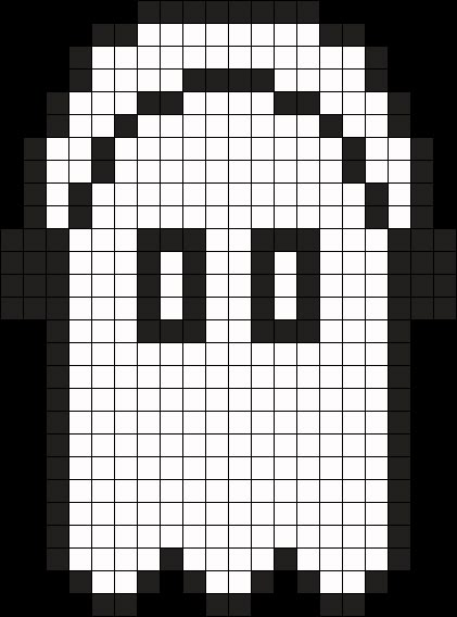 Undertale Kandi Pattern, Deltarune Perler, Undertale Perler Beads, Undertale Sprites, Undertale Napstablook, Undertale Pixel Art, Kandi Cuffs, Pearl Beads Pattern, Pixel Art Templates