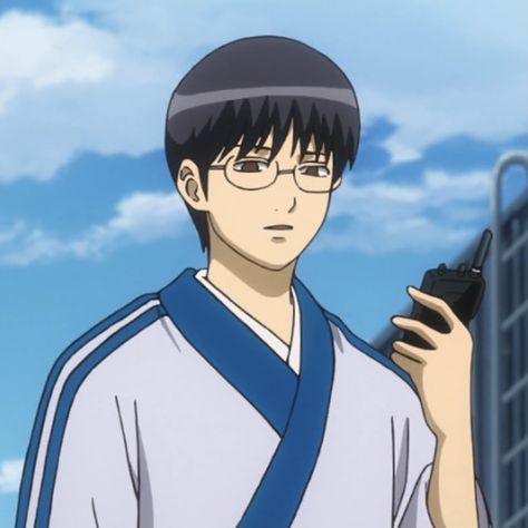 Crew Aesthetic, Gintama Icons, Shinpachi Shimura, Blue Characters, Gintoki Sakata, My Honest Reaction, Honest Reaction, Character Icons, Manga Icon