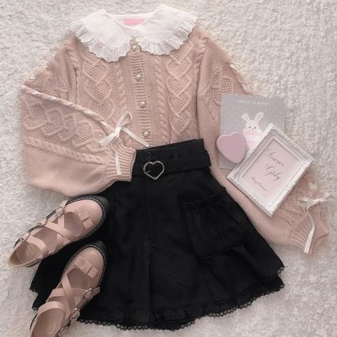 #streetstyle #sreetfashion #streetwear #kawaii #kawaiifashion Mode Ulzzang, Kawaii Fashion Outfits, Really Cute Outfits, Kawaii Clothes, Visual Kei, Mode Inspiration, Kawaii Fashion, Japanese Fashion, Cute Casual Outfits