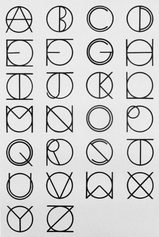 Circles O Typography, Letras Cool, Typographie Logo, Squaring The Circle, Round Font, Design Alphabet, Graphisches Design, Circle Font, Typography Alphabet