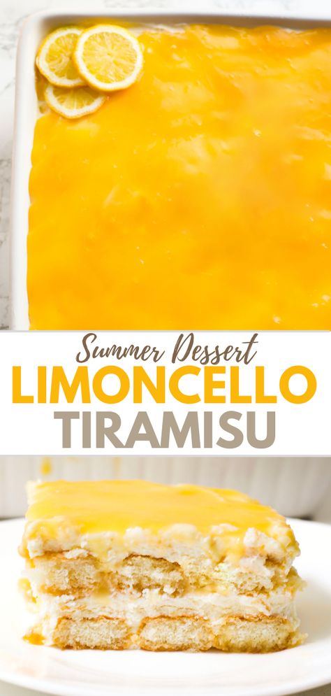 Easy Limoncello Tiramisu with Lemon Curd | Sims Home Kitchen Limoncello Tiramisu, Sims Home, Lemon Tiramisu, Vegan Ice Cream Recipe, Christmas Eats, Cream Fresh, Mascarpone Cream, Drink Inspiration, Refreshing Desserts