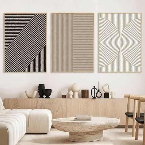 Amazon.com: 3Pcs Modern Neutral Abstract Wall Art Boho Minimalist Line Canvas Posters Prints Mid Century Beige Black Brown Wall Decor Pictures Paintings for Living Room Bedroom Home Decoration Unframed : Home & Kitchen Couch Wall Decor, Wall Decor Living Room Modern, Brown Wall Decor, Abstract Elements, Boho Minimalist, Brown Walls, Large Wall Decor, Minimalist Home Decor, Living Room Pictures