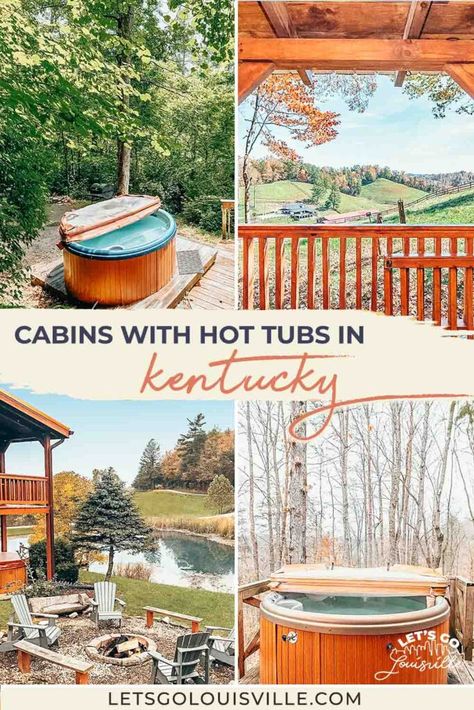 Kentucky Cabins, Cabin Getaway, Getaway Cabins, A Cabin, Romantic Getaway, Louisville Kentucky, Hot Tubs, Cozy Cabin, Romantic Getaways