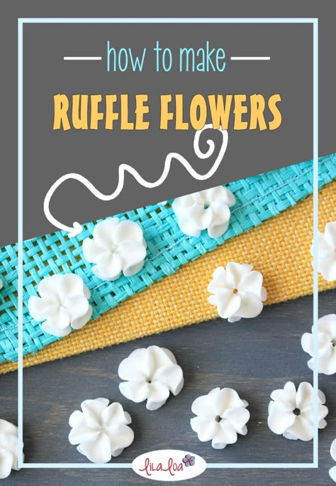 Use this cookie decorating tutorial to learn how to pipe royal icing ruffle flowers. Black Icing, Halloween Sugar Cookies Decorated, Frosting Flowers, Flower Sugar Cookies, Royal Icing Flowers, Piping Flowers, Halloween Sugar Cookies, Decorated Cookies Tutorial, Royal Icing Transfers