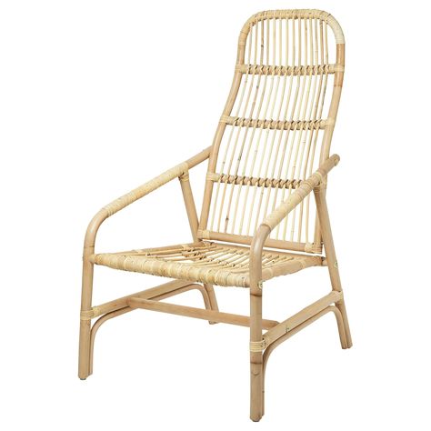 SALNÖ Armchair, rattan - IKEA Accent Chairs & Armchairs, Rattan Armchair, Organization Furniture, Sleeper Chair, Armchair Furniture, Living Room Seating, Bench With Storage, Design Planning, Natural Material