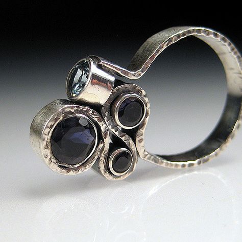 Tube Setting, Art Jewelry Ring, Metalsmithing Jewelry, Handmade Rings, Contemporary Jewellery, Stunning Jewellery, Contemporary Jewelry, Artistic Jewelry, Metal Jewelry