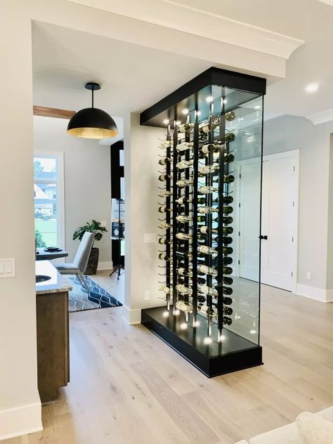 Home Winery Ideas, Wine Grotto, Villa Interiors, Beverage Stations, Modern Wine Storage, Wine Rack Bar, Home Wine Cellars, Durham North Carolina, Chapel Hill Nc