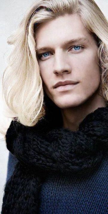 blonde hair male model