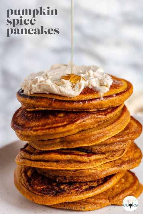 Best Pumpkin Pancakes Recipe, Best Pumpkin Pancakes, Pumpkin Spice Pancakes Easy, Small Batch Pumpkin Pancakes, Pumpkin Spice Pancakes Recipe, Pumpkin Pankaces, Pumpkin Puree Breakfast Recipes, Leftover Pumpkin Puree Recipes, How To Cook A Pumpkin