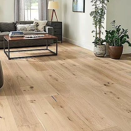 Colombian Style, Light Floors, Mohawk Flooring, Lvp Flooring, Japandi Living, Wood Floors Wide Plank, Oak Hardwood Flooring, Clean And Minimal, White Oak Floors