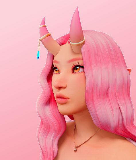 Oni Horns, Cc Jewelry, Sims 4 Accessories Cc, Alien Clothes, Pelo Sims, Sims 4 Body Mods, Sims 4 Cc Skin, Sims 4 Cc Folder, Skin Details