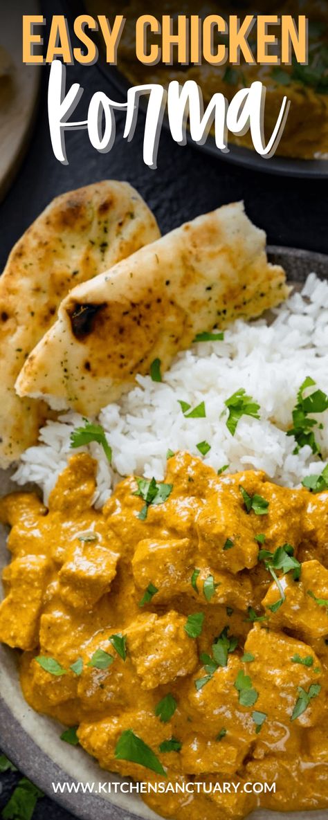 Mild Chicken Curry, Korma Curry, Chicken Korma Recipe, Korma Recipe, Chicken Korma, Curry Dishes, Curry Chicken Recipes, Chicken Curry, Chicken Dishes Recipes