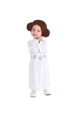 Baby Halloween Costumes for Newborns & Infants | Party City Baby Princess Leia Costume, Star Wars Princess Leia Costume, Princess Leia Costume, Party City Costumes, Famous Hairstyles, Leia Costume, Baby Costumes Girl, Star Wars Princess Leia, Star Wars Princess