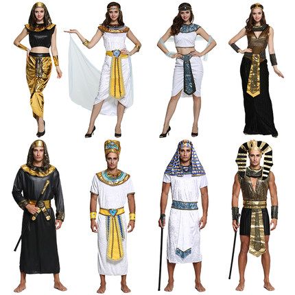 Eygptain Clothes, Cleopatra Outfit Ancient Egypt, Eygptain Costumes, Egyptian Cosplay Woman, Egyptian Men Costume, Ancient Egypt Clothing Men, Egypt Costume Women, Ancient Egypt Outfits, Egypt Traditional Clothing