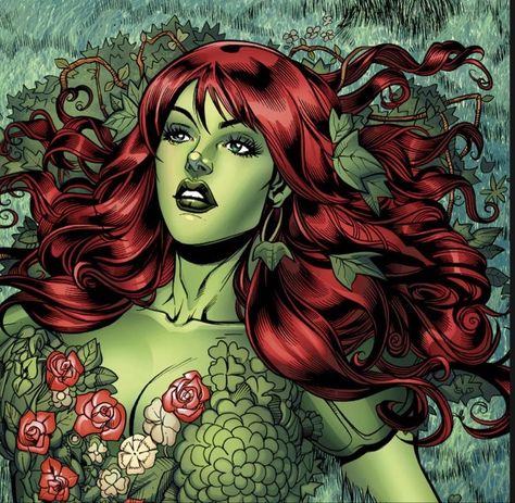 Poison Ivy | Pamela Isley | comic icon | DC | #poisonivy Poison Ivy Icons, Pamela Isley, Poison Ivy, A Job, So Pretty, Dc Comics, Ivy, Tumblr, Green