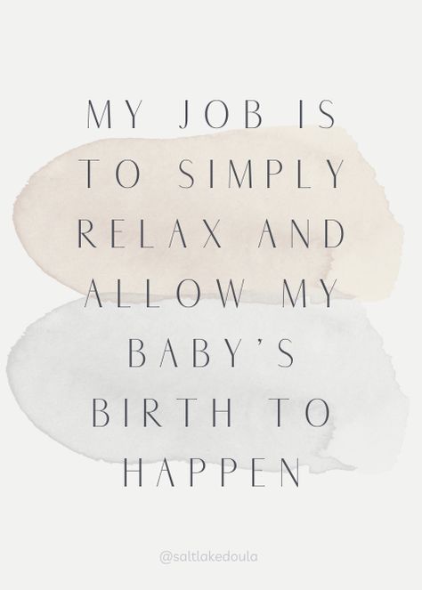 Giving Birth Affirmations, Birthing Vision Board, Positive Labour Affirmations, Pregnancy Mood Board, Birthing Affirmations Positive, Natural Birth Affirmations, Birth Moodboard, Labor Motivation, Hypnobirth Affirmations