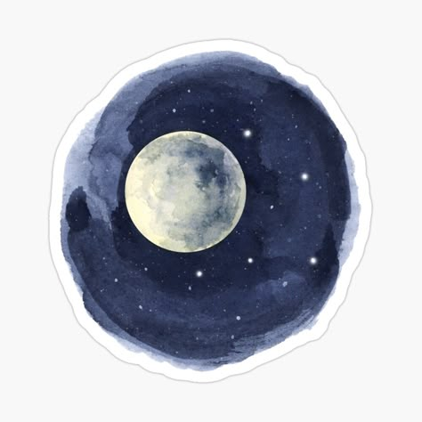 Sky With Stars And Moon, Night Sky Drawing, فنسنت فان جوخ, James Acaster, Night Sky With Stars, Watercolor Night Sky, Sky With Stars, Star Painting, Moon Drawing