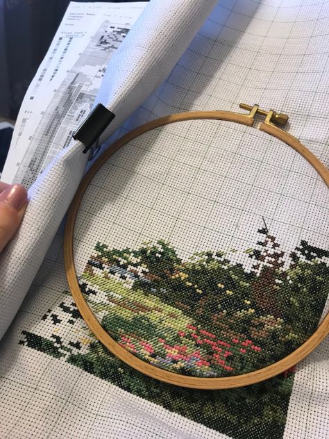 Off The Hook Julie Olivia, Cross Stitching Aesthetic, Cross Stitch Aesthetic, Hobby Aesthetic, 2025 Moodboard, 2024 Vision, Cross Stitch Embroidery, Embroidery Stitches, Needlepoint