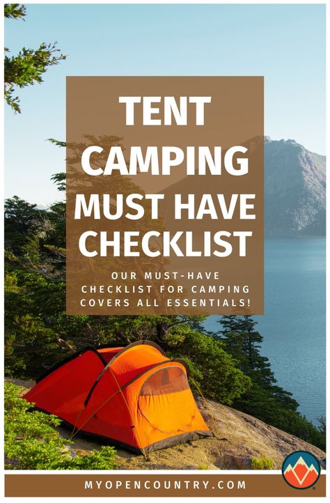 Our must-have checklist for tent camping covers all essentials from multi-use tools to eco-friendly toiletries. Ensure you're well-prepared with reliable gear that makes setting up camp easy, secure, and enjoyable. Ideal for both quick weekend getaways and extended stays in the wild. | Learn more about Things to take camping Week Long Camping Trip Packing Lists, Camping Supplies List, Tent Camping Must Haves, Tent Camping Essentials, Tent Camping Ideas, Things To Take Camping, Camping Trip Packing List, Camping Trip Essentials, Tent Camping Checklist