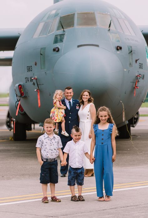 Military Family Photo - Rachel Johnson Photography #military #militaryfamily #family #yokota #Japan #usairforce #airforce #patriotic #siblings #mom #dad #photography #summer #4thofjuly #flightline #c130 #plane #airplane Airplane Family Photoshoot, Air Force Family Pictures, Flight Line Family Photos, Military Family Photoshoot, Military Family Pictures, Military Family Photos, Air Force Families, Airplane Photos, Rachel Johnson