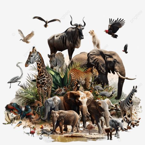 safari hunting in africa wild animals safari hunting africa png Hunting Africa, Taman Safari, Animals Africa, Animals Safari, Beach Watercolor, Transparent Image, Decoupage Paper, Wild Animals, Png Transparent