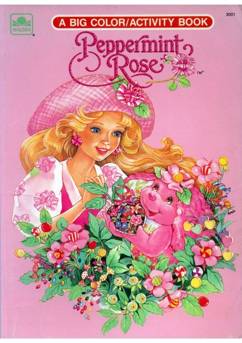 Lemon Kiss, Rose Coloring, Peppermint Rose, Color Activity, Childhood Memories 80s, Vintage Coloring Books, Fraggle Rock, 80s Cartoons, Coloring Activity