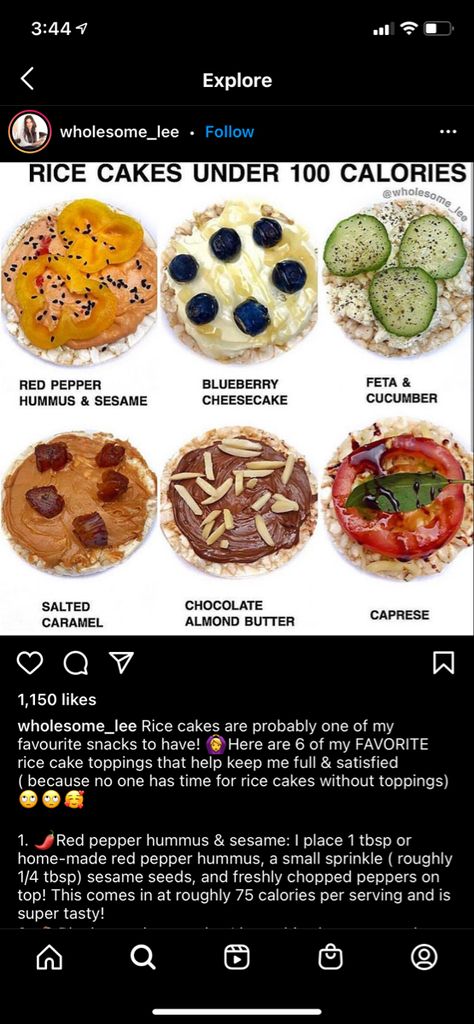 Pre Workout Rice Cake, Caramel Rice Cakes Topping, Rice Cake Toppings, Rice Cakes Toppings, Caramel Rice Cakes, Chocolate Rice Cakes, Rice Cake Recipes, Model Diet, Kitchen Queen